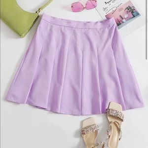 Purple Pleated Skirt from Shein! Size 2X!